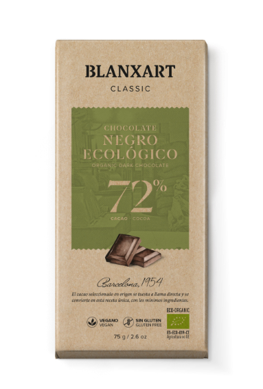 Chokladkaka Ekologisk 72%, 80 gr